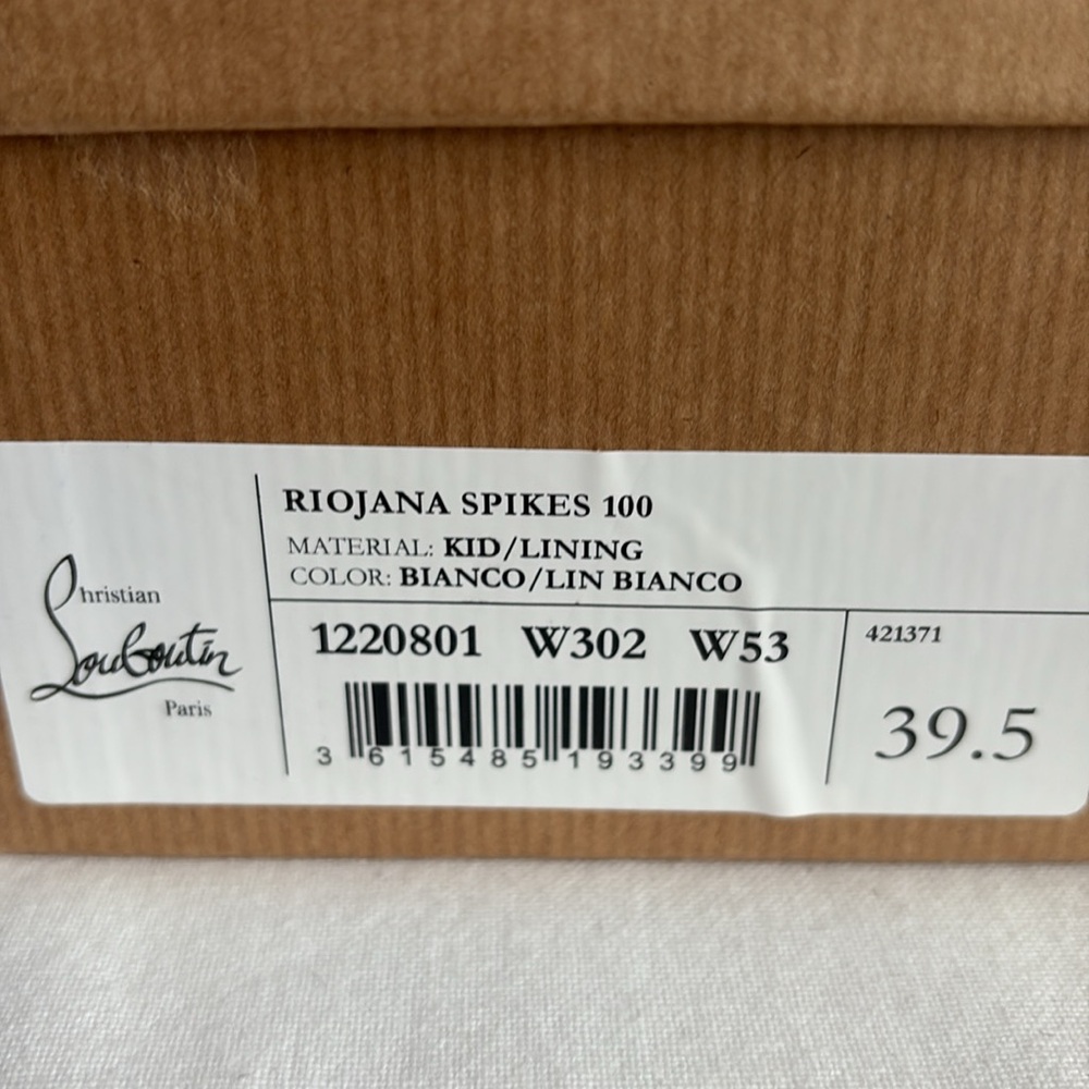 DESIGNER Christian LOUBOUTIN RED BOTTOMS, worn Once! Size 39.5. - Picture 4 of 15